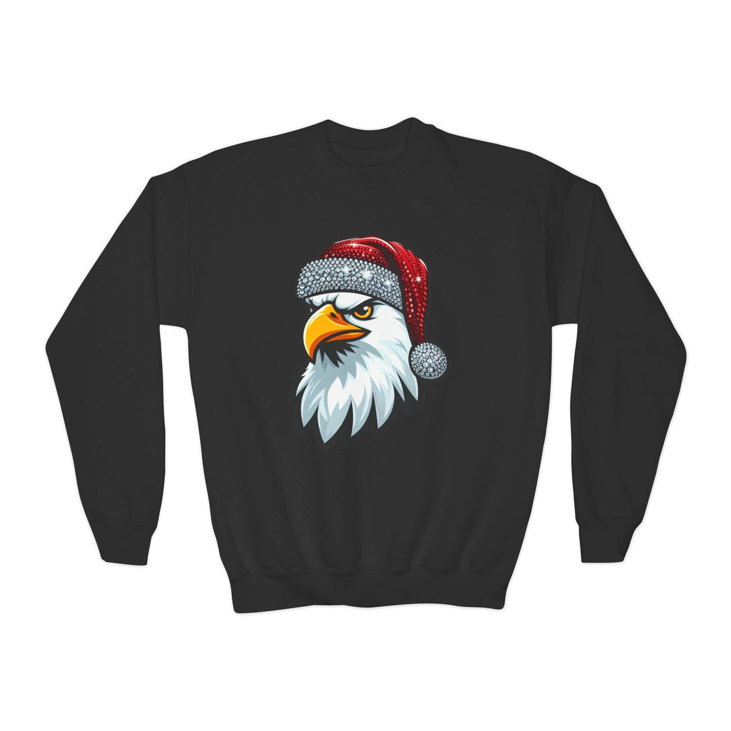 Youth "Santa Eagle" Crewneck Sweatshirt