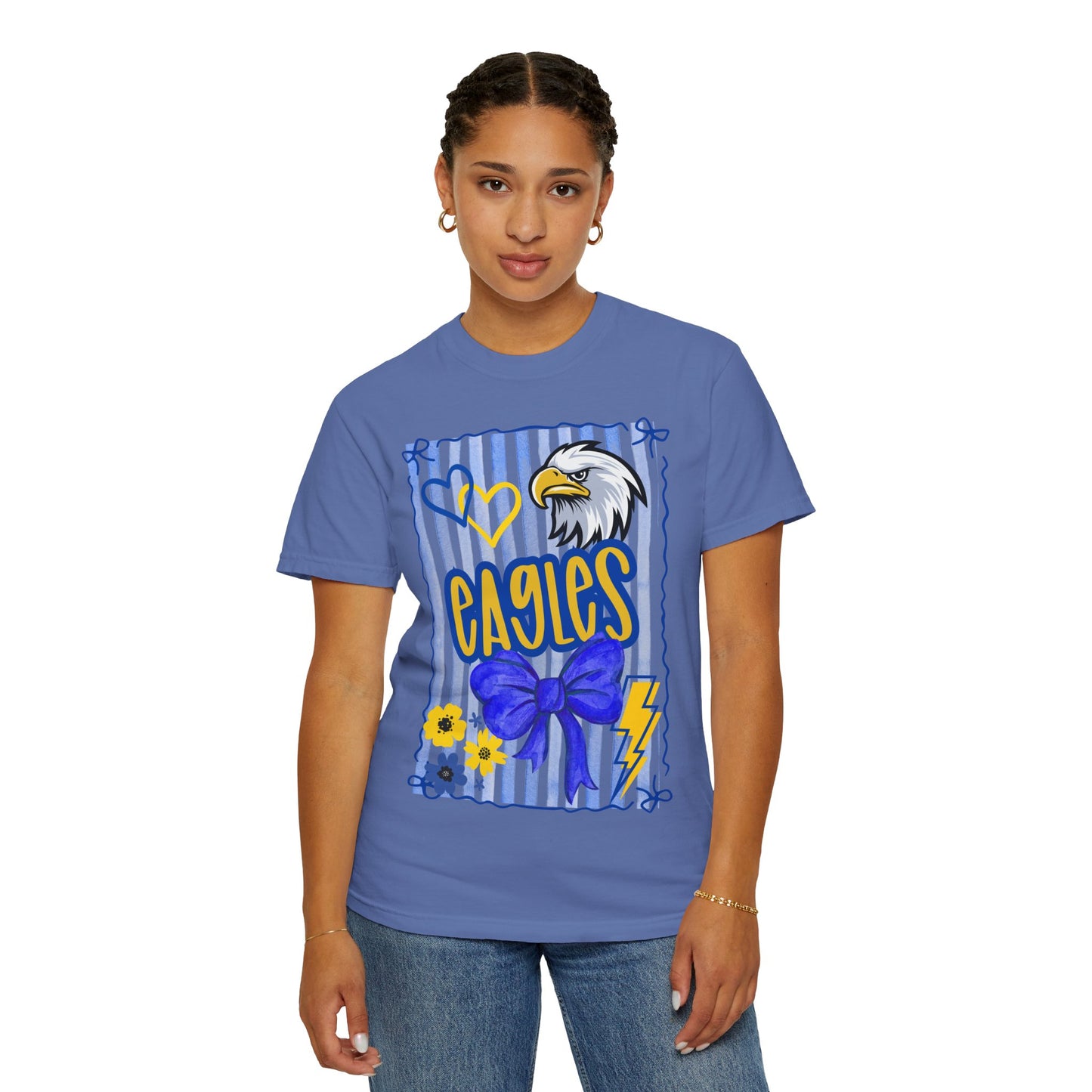 Comfort Colors "Preppy Eagle Collage" Tee
