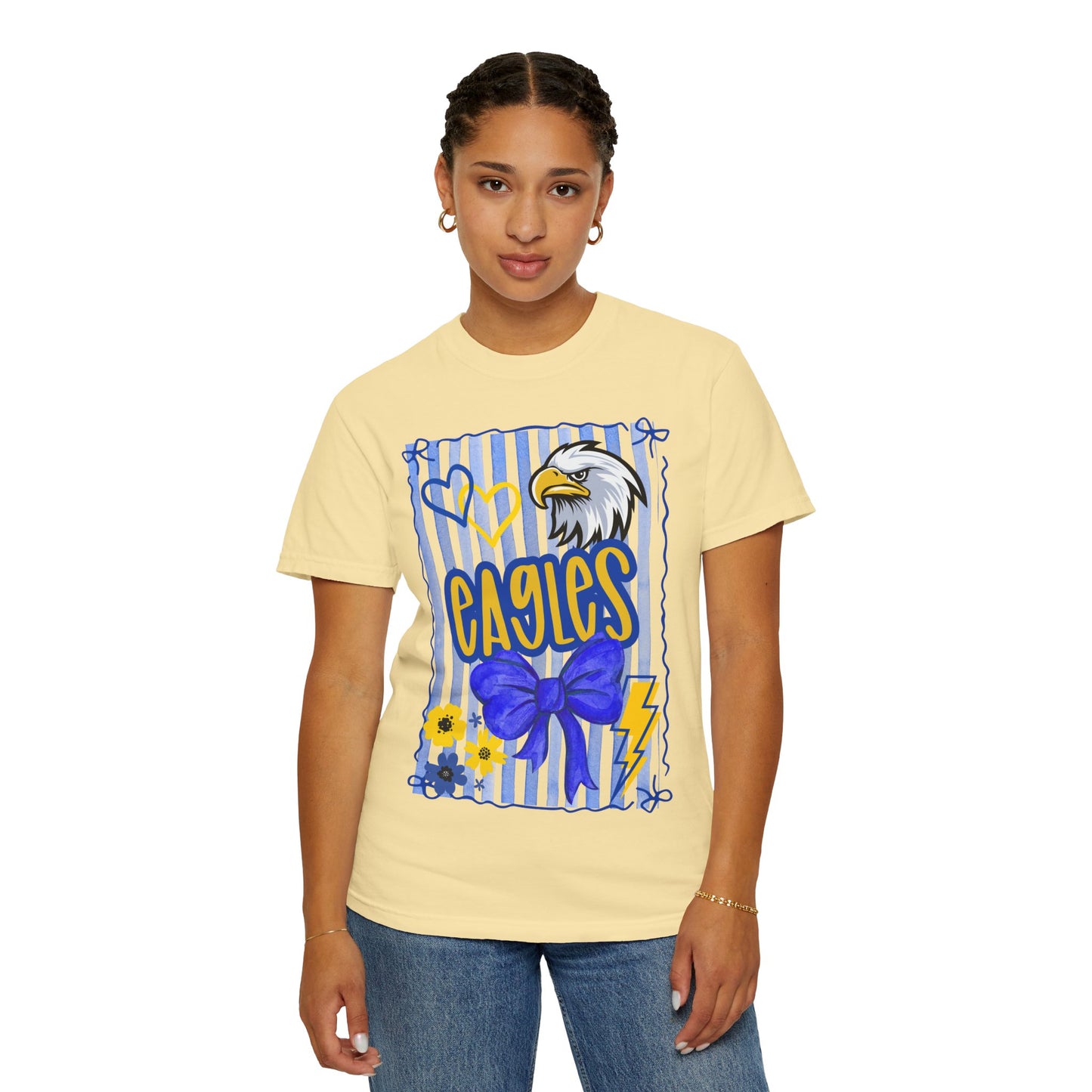 Comfort Colors "Preppy Eagle Collage" Tee