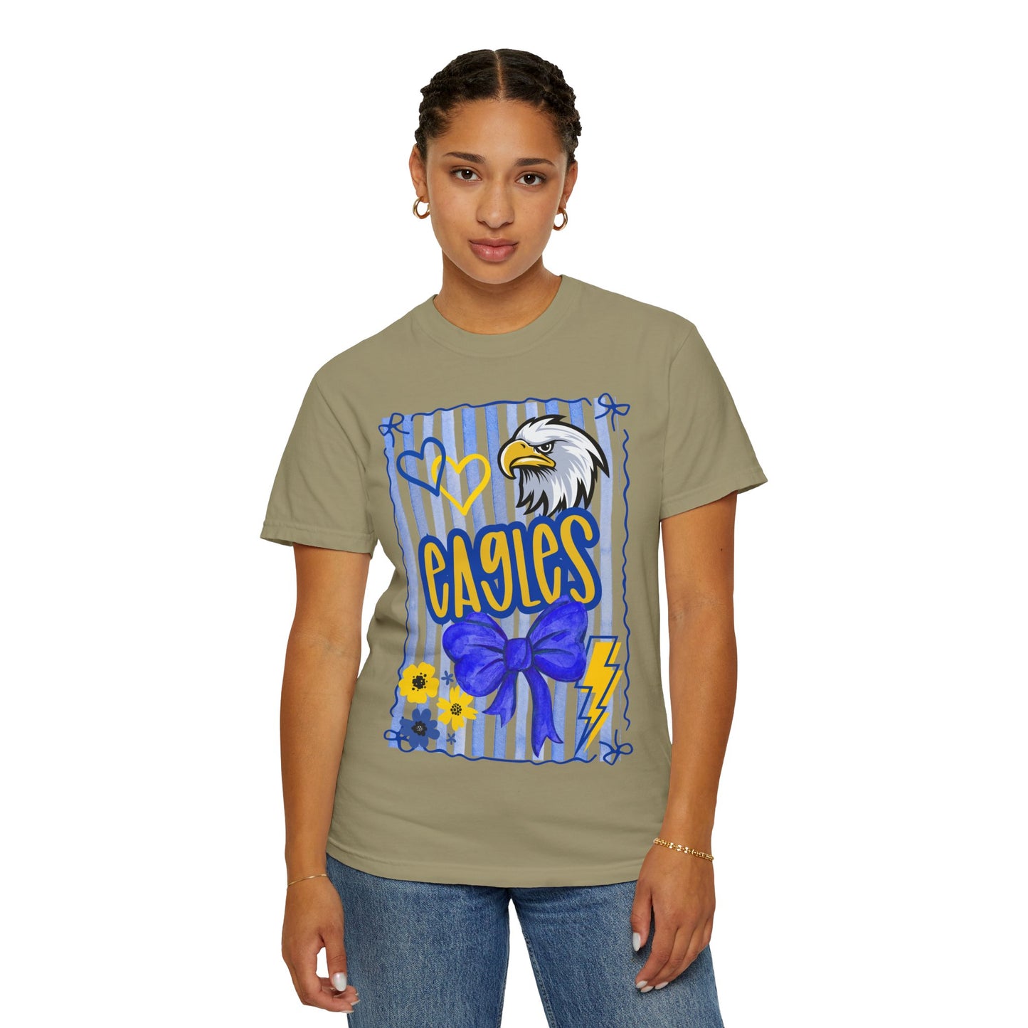 Comfort Colors "Preppy Eagle Collage" Tee