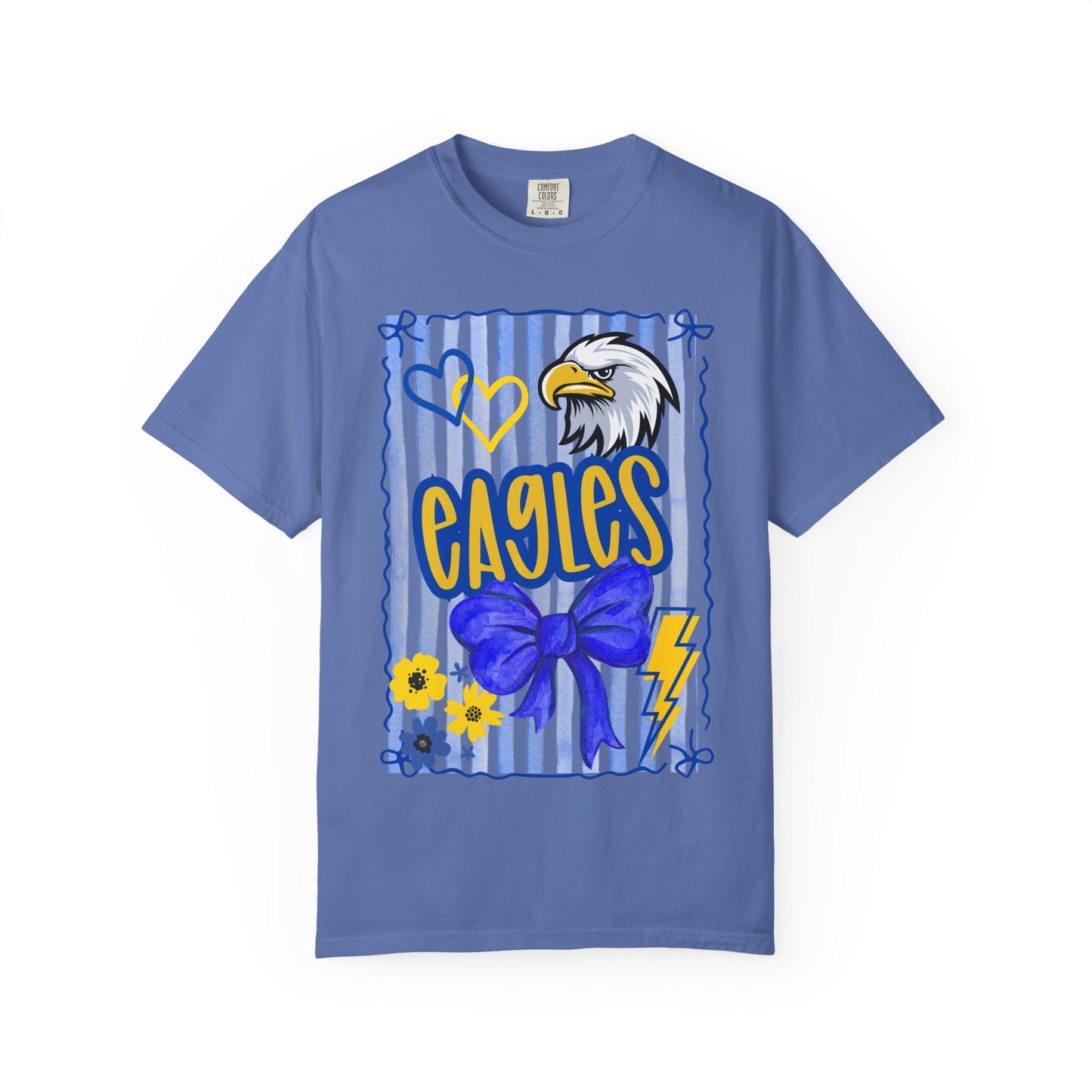 Comfort Colors "Preppy Eagle Collage" Tee