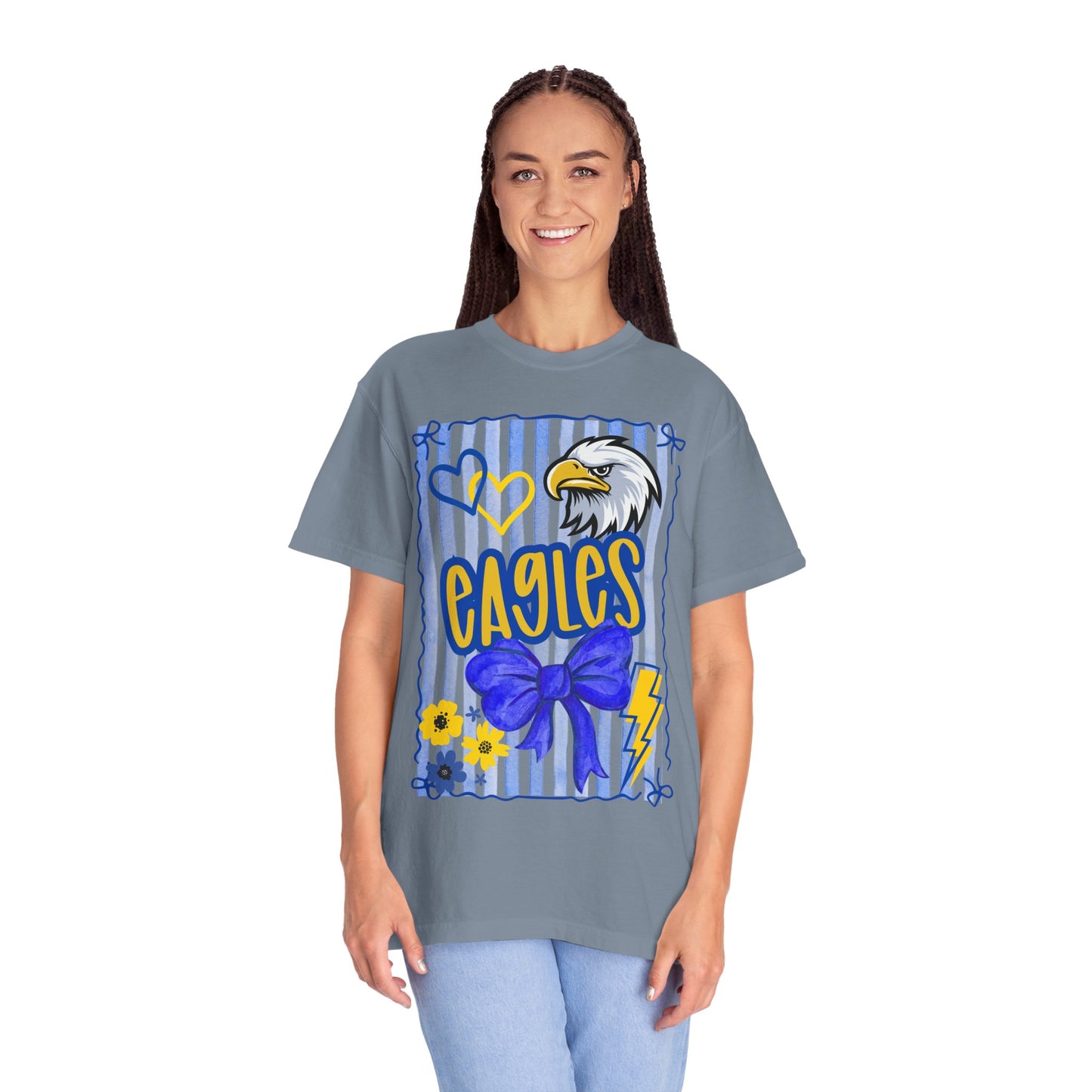 Comfort Colors "Preppy Eagle Collage" Tee