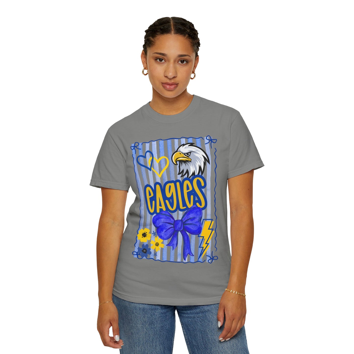 Comfort Colors "Preppy Eagle Collage" Tee