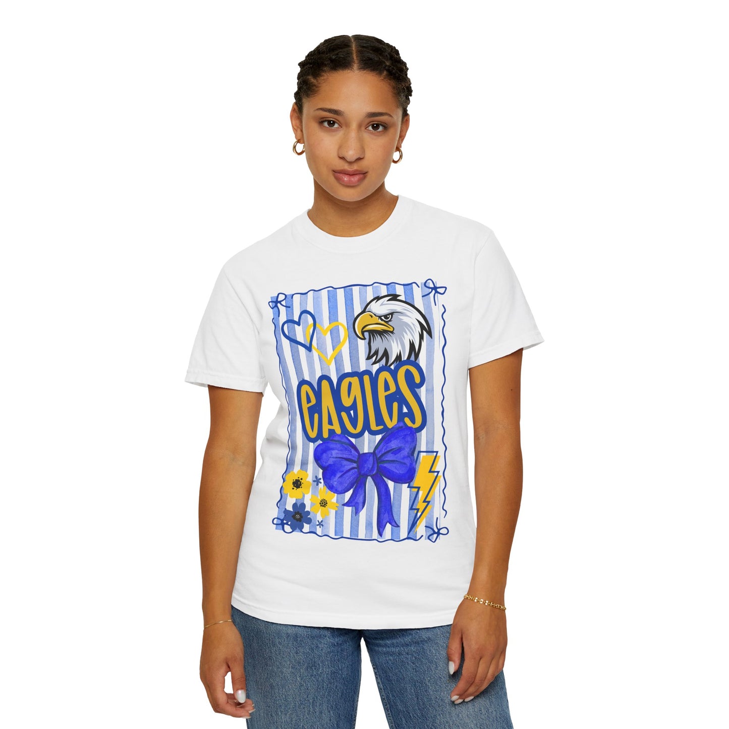Comfort Colors "Preppy Eagle Collage" Tee