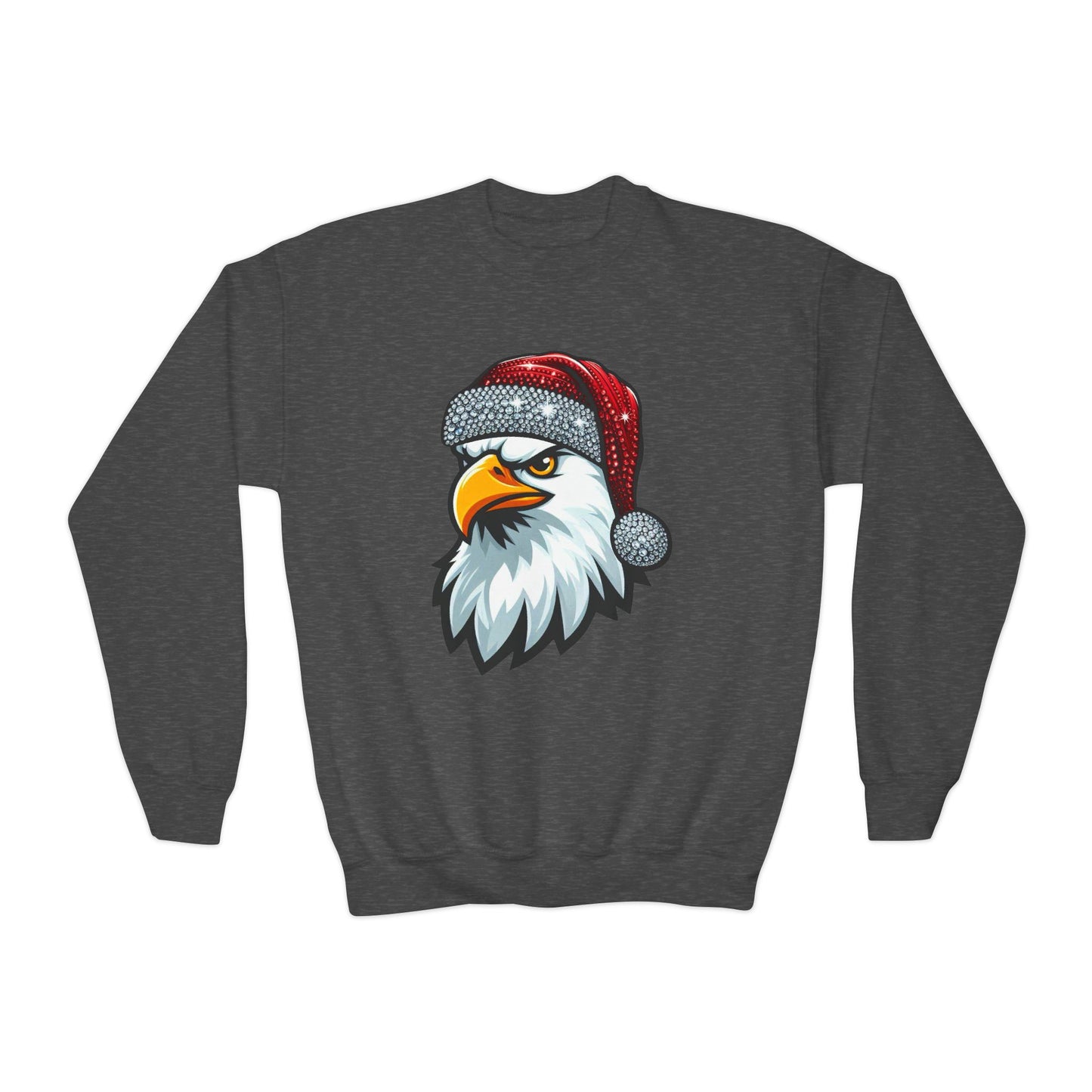 Youth "Santa Eagle" Crewneck Sweatshirt