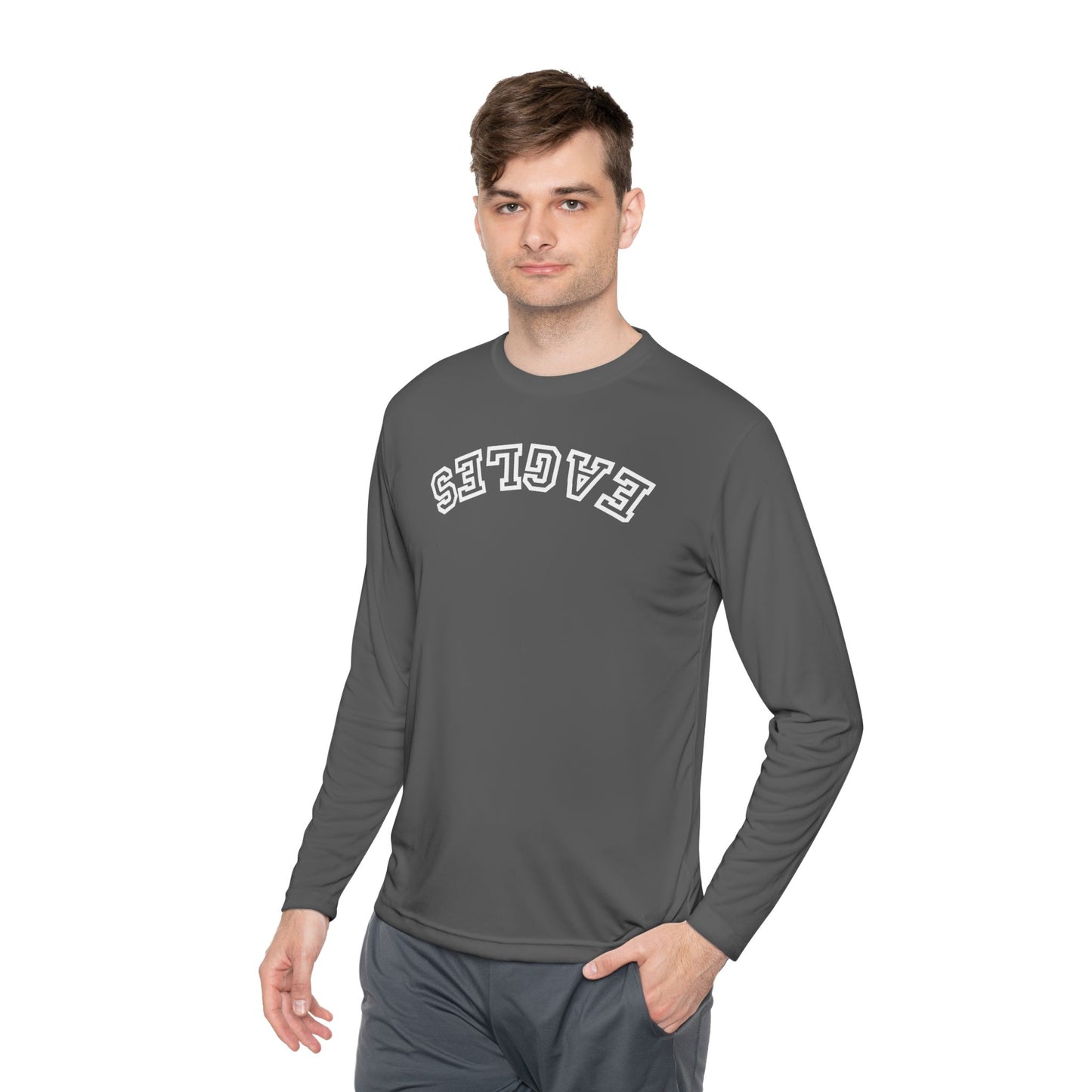 Performance "Upside Down Eagles" Long Sleeve Tee