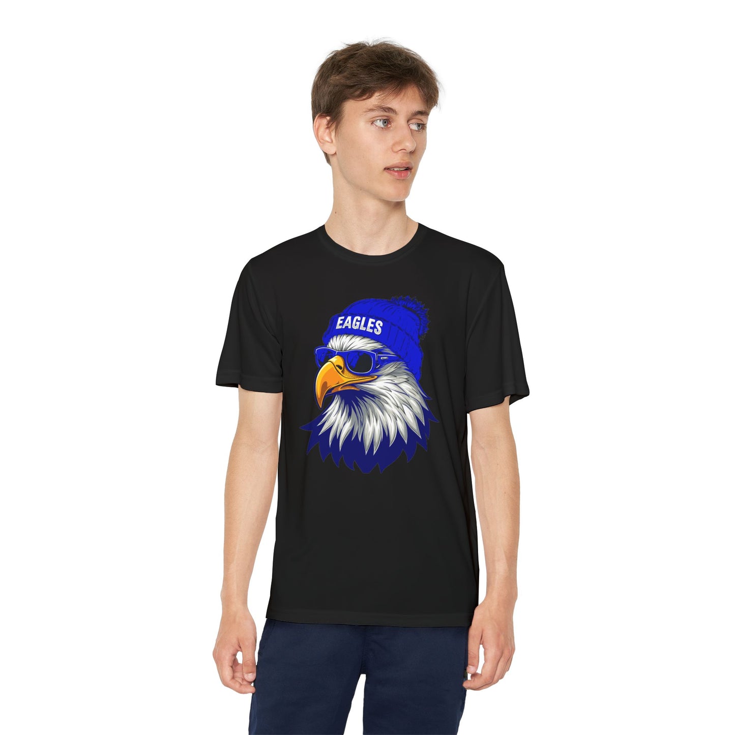 Youth Performance "Eagle Beanie" Tee
