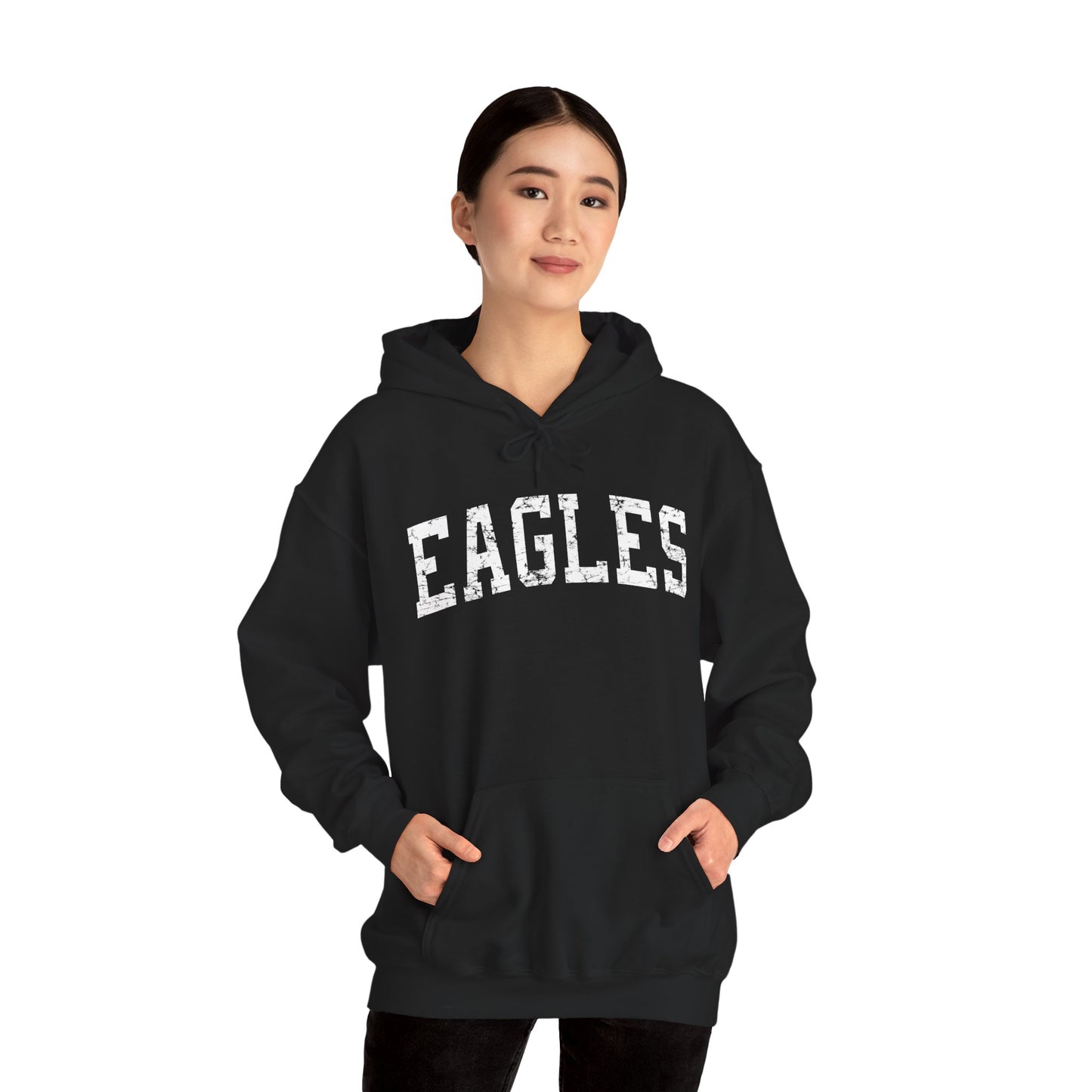 "Distressed Eagles" Hoodie