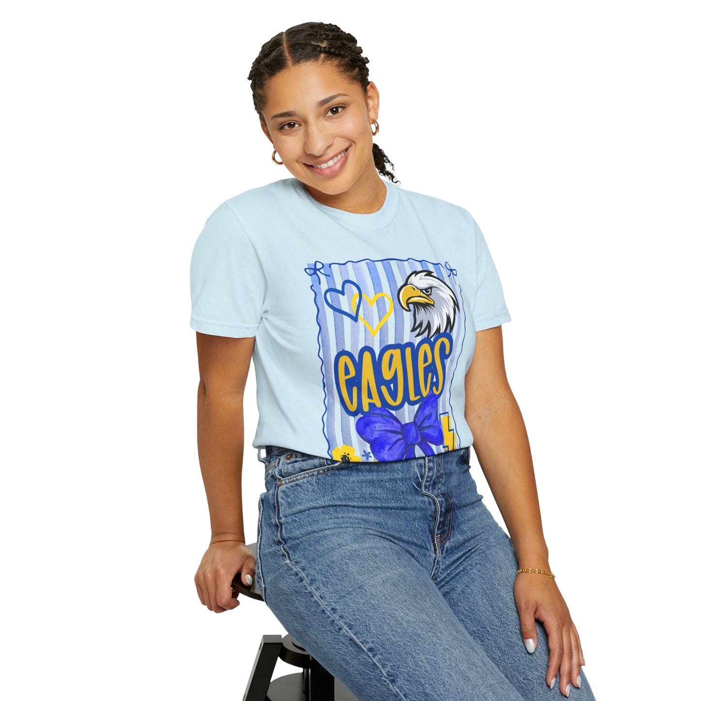 Comfort Colors "Preppy Eagle Collage" Tee