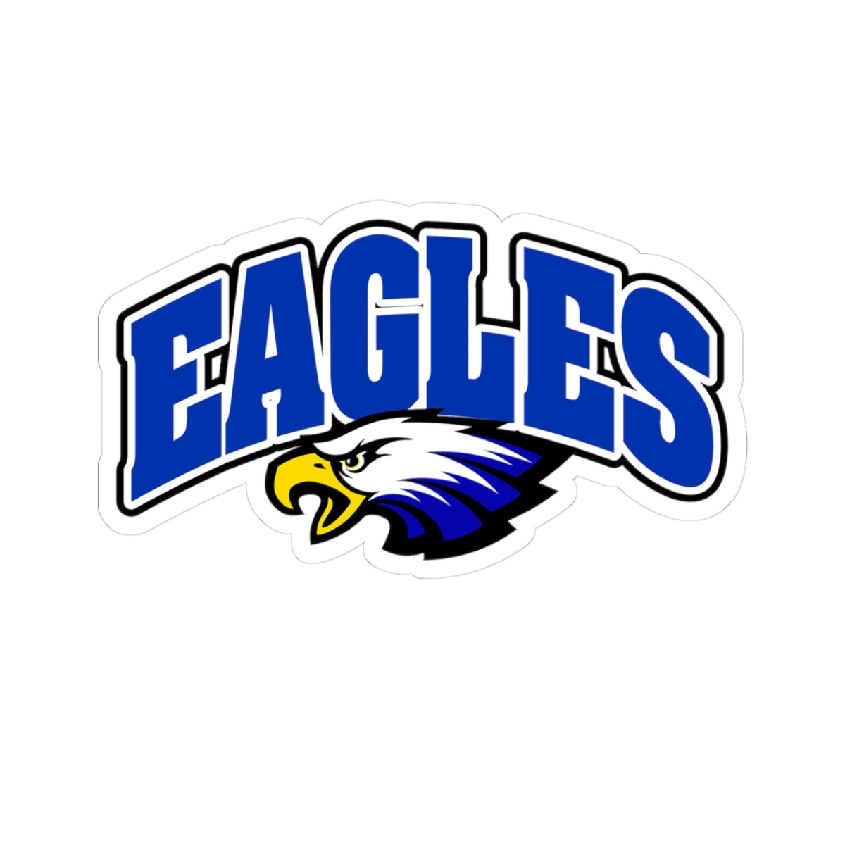 Eagles Kiss-Cut Stickers | Perfect for Laptops, Water Bottles, Sports Gear, School Supplies, Team Spirit
