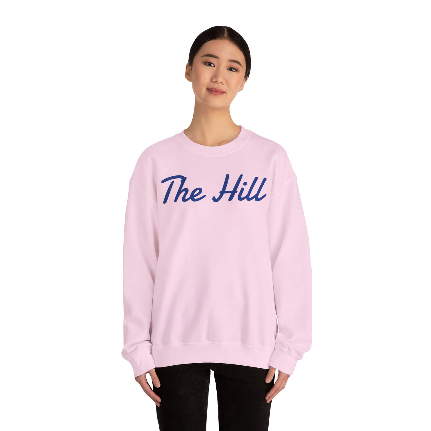 Embroidered "The Hill" Crewneck Sweatshirt