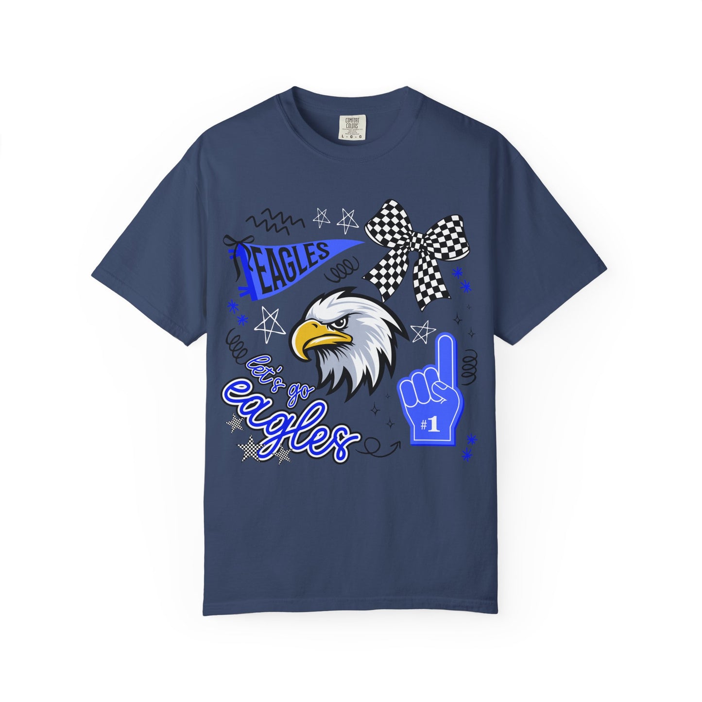 Comfort Colors "Eagles Doodle" Tee
