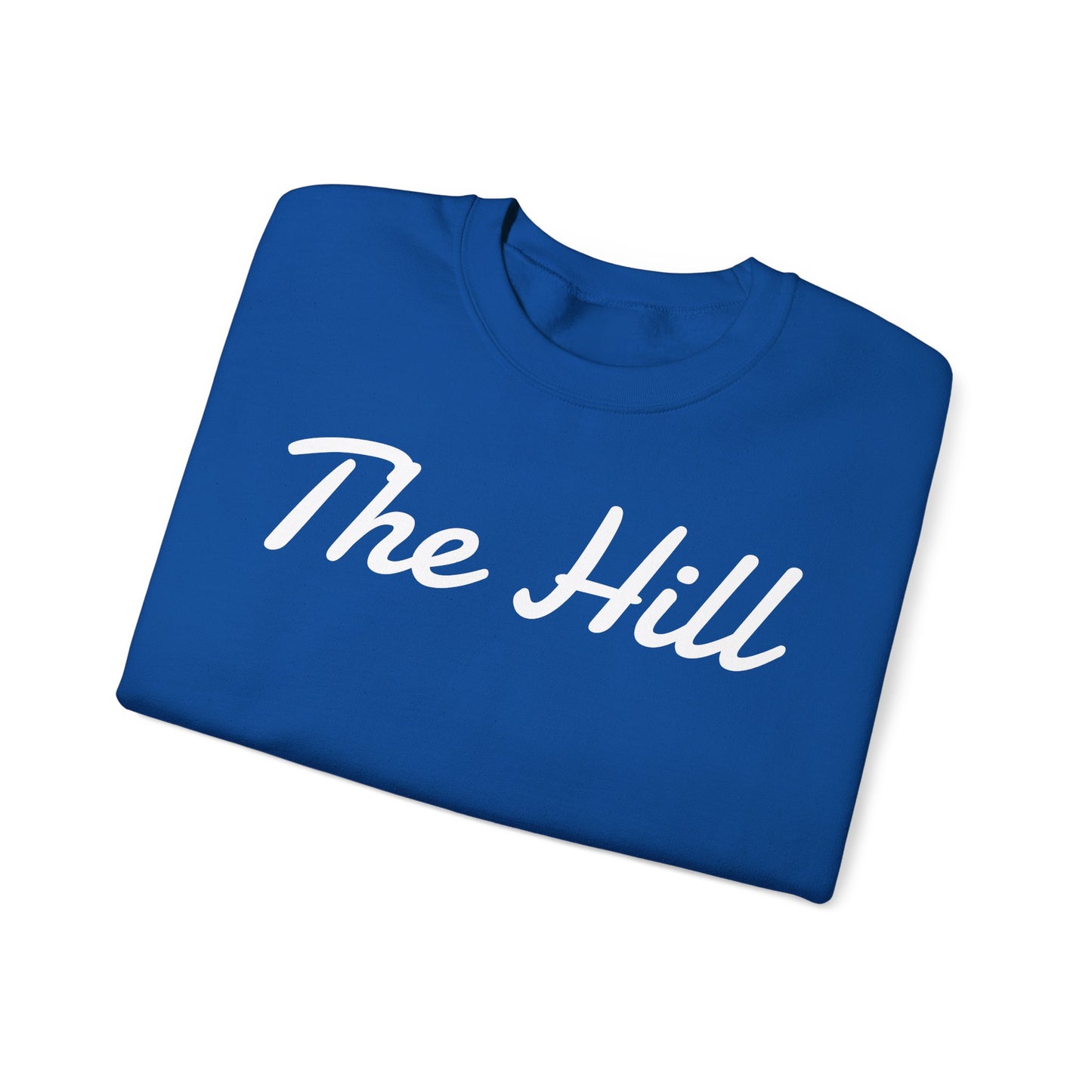 Embroidered "The Hill" Crewneck Sweatshirt