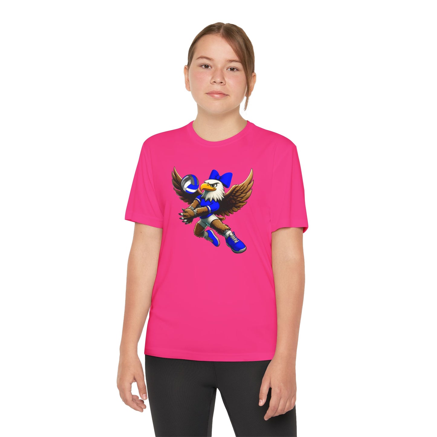Performance Youth "Volleyball Player Eagle" Tee