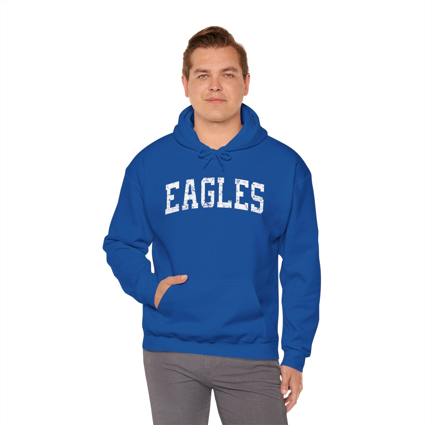 "Distressed Eagles" Hoodie