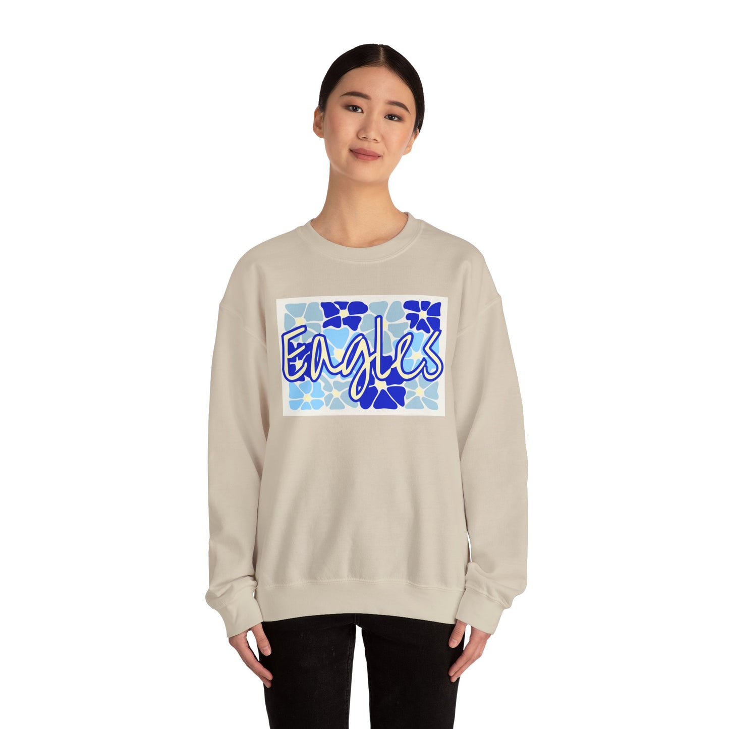 "Mosaic Eagles" Crewneck Sweatshirt