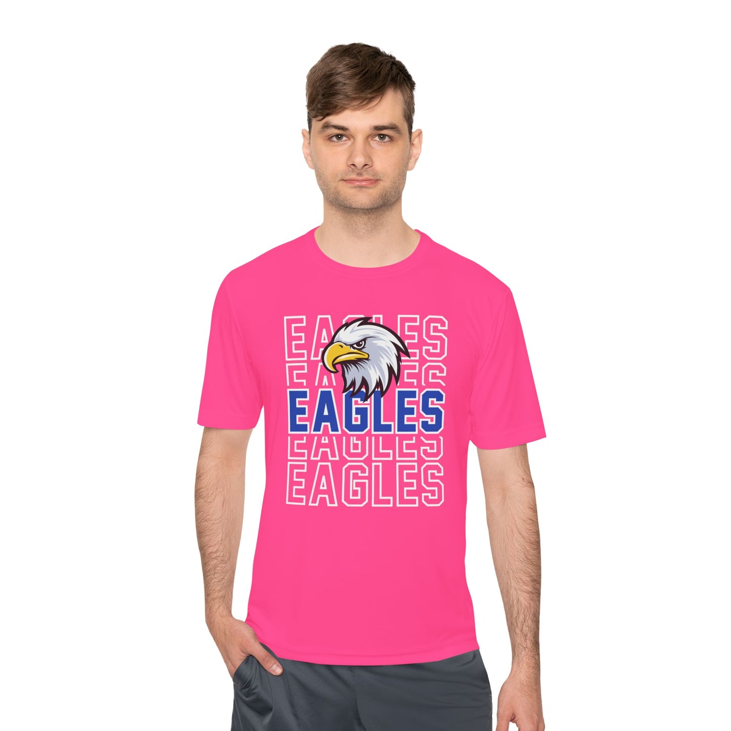 Performance "Stacked Eagles" Tee