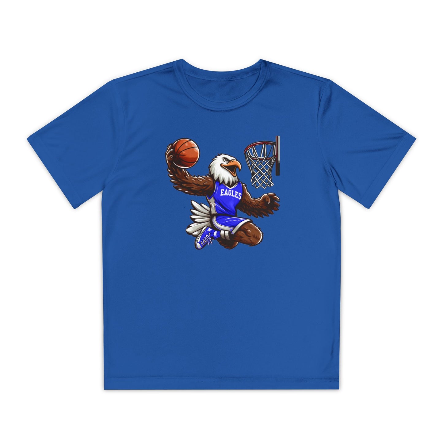 Youth Performance "Eagle Basketball Player" Tee