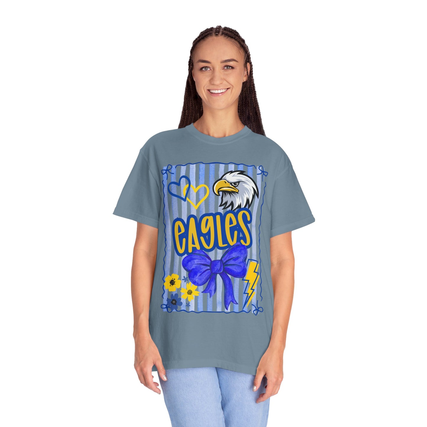 Comfort Colors "Preppy Eagle Collage" Tee