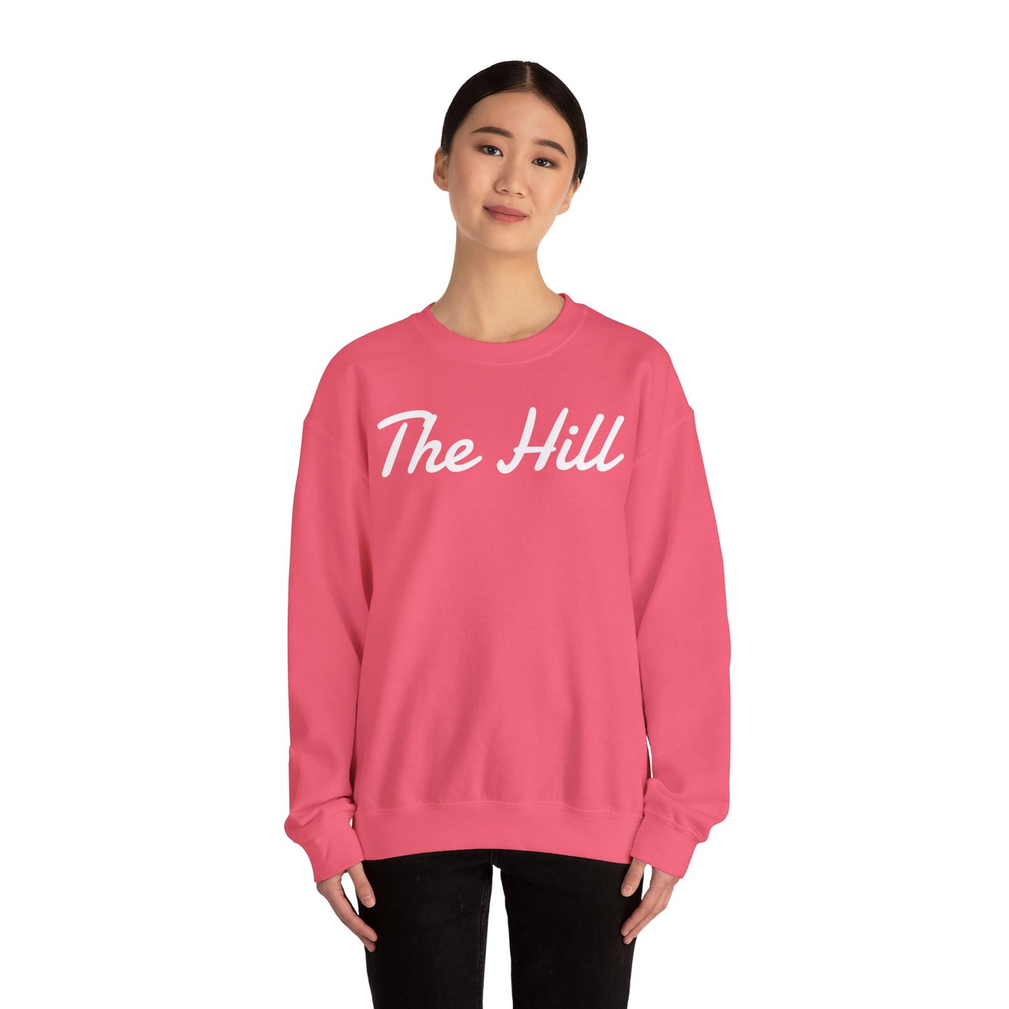 Embroidered "The Hill" Crewneck Sweatshirt
