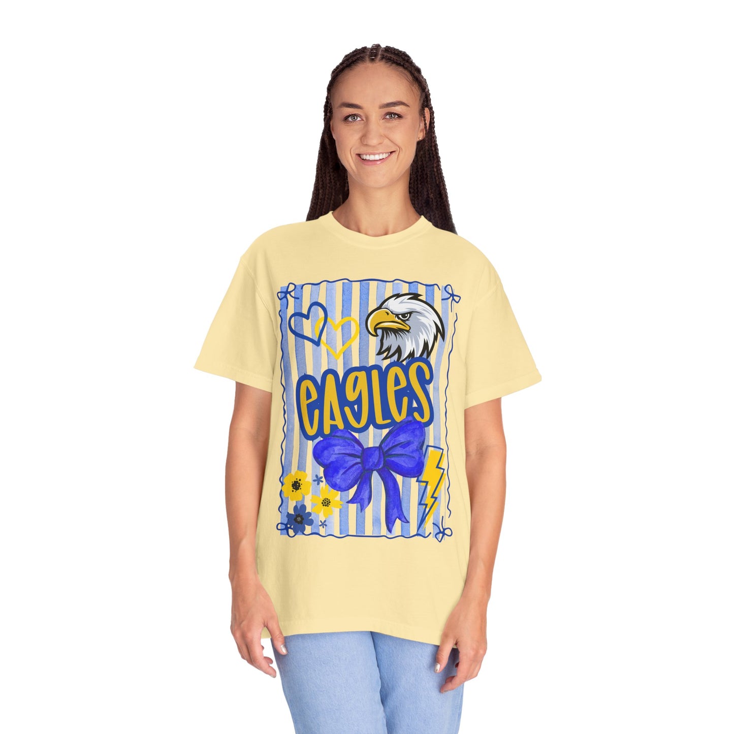 Comfort Colors "Preppy Eagle Collage" Tee