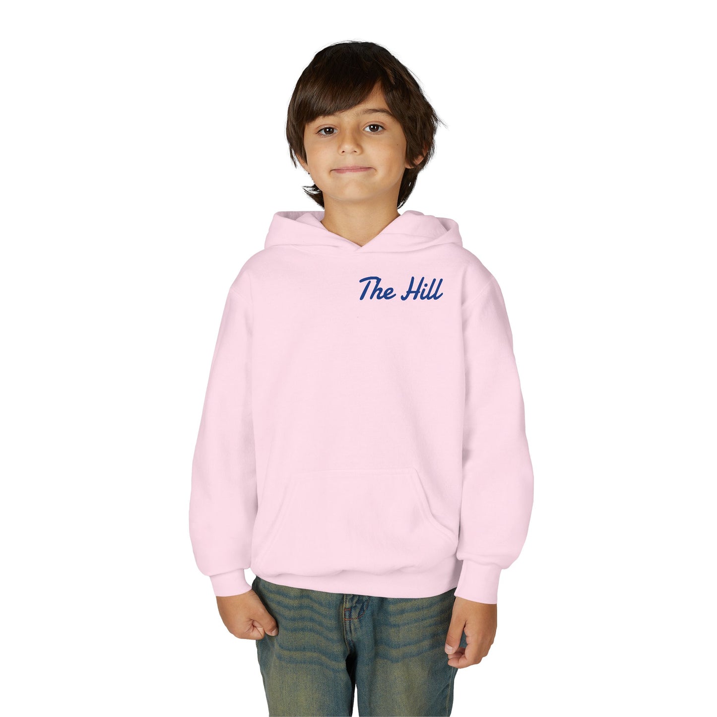 Youth Embroidered "The Hill" Hoodie