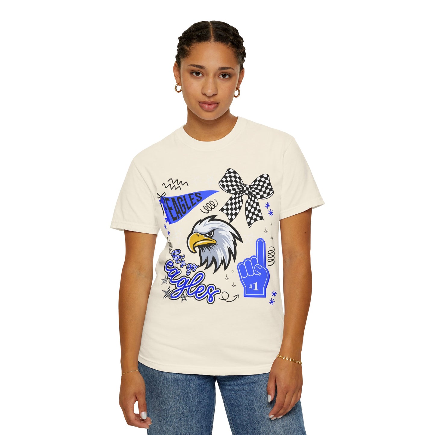Comfort Colors "Eagles Doodle" Tee
