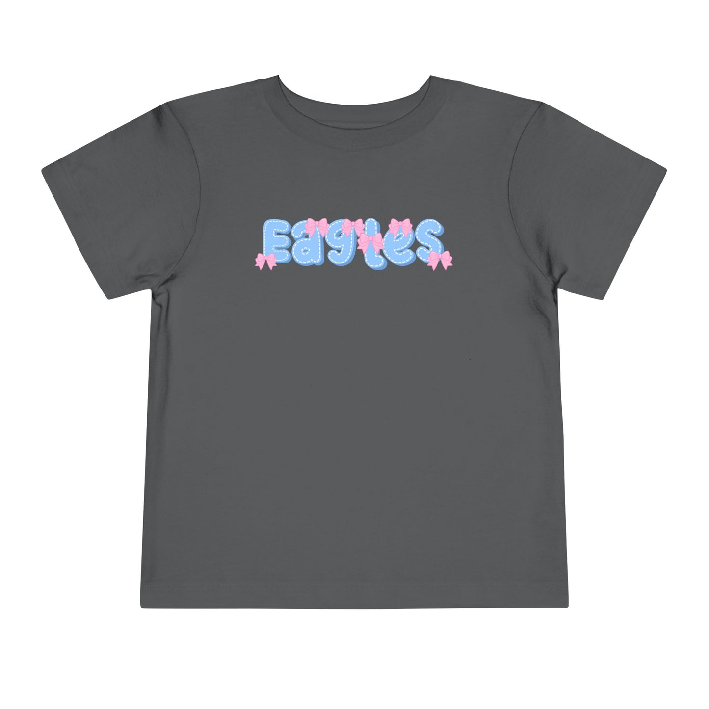 Toddler "Eagles Bow Letter" Tee