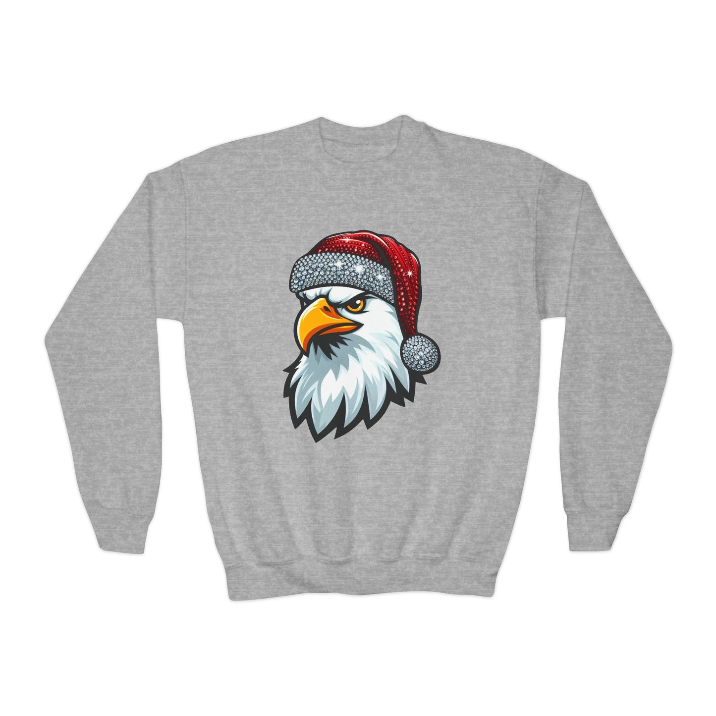 Youth "Santa Eagle" Crewneck Sweatshirt