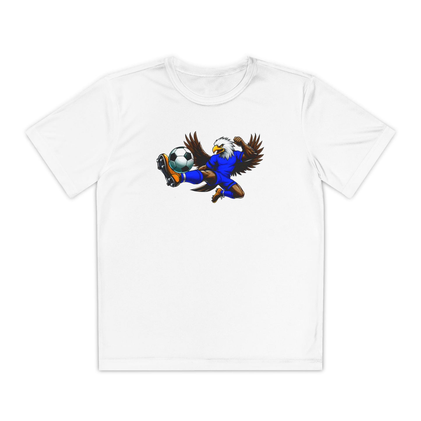 Youth Performance "Eagle Soccer Player" Tee