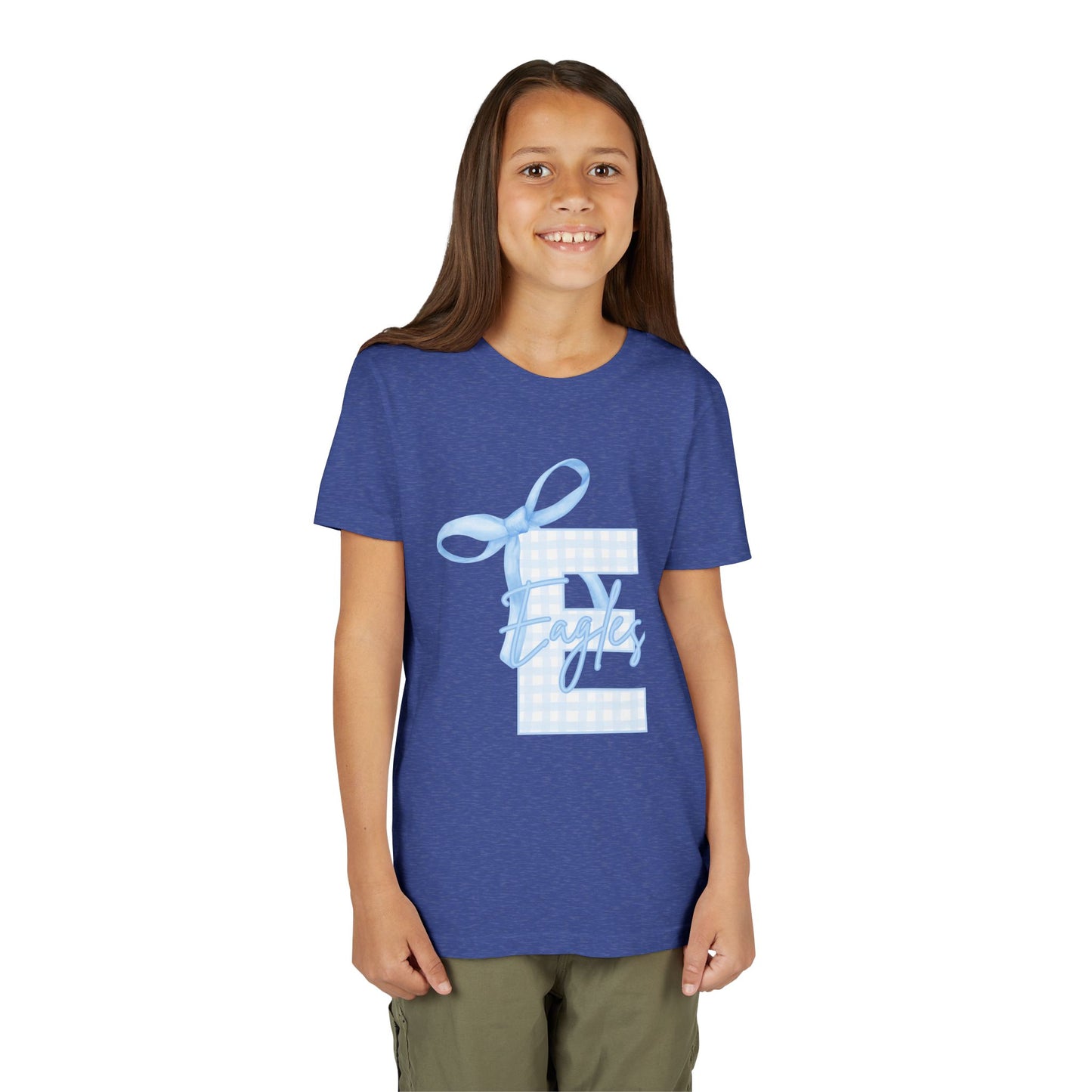 Youth "E Eagles Bow" Tee