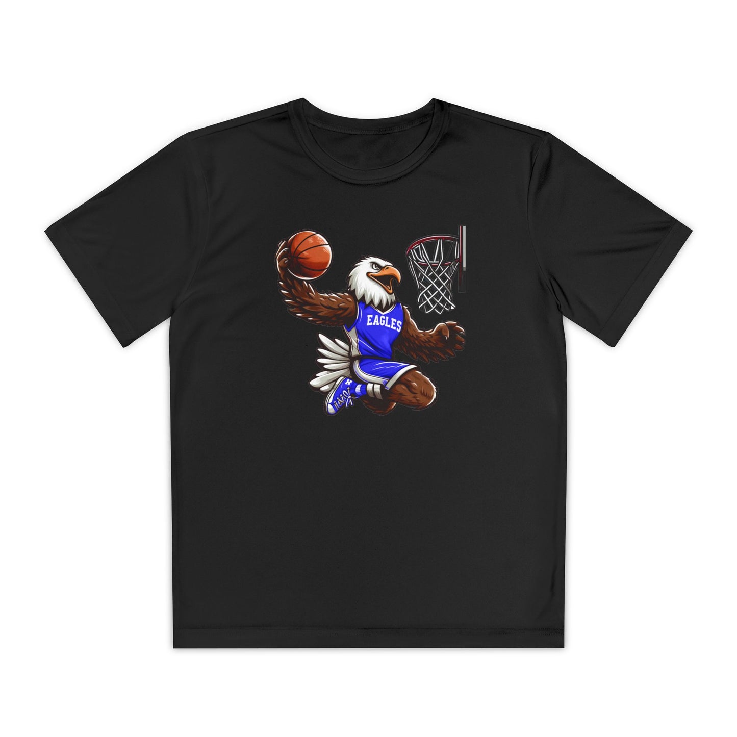Youth Performance "Eagle Basketball Player" Tee