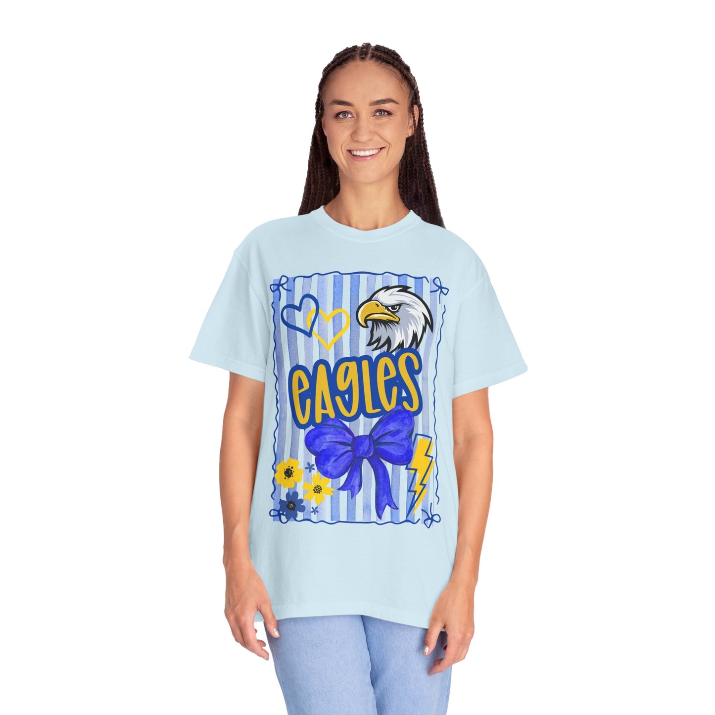 Comfort Colors "Preppy Eagle Collage" Tee