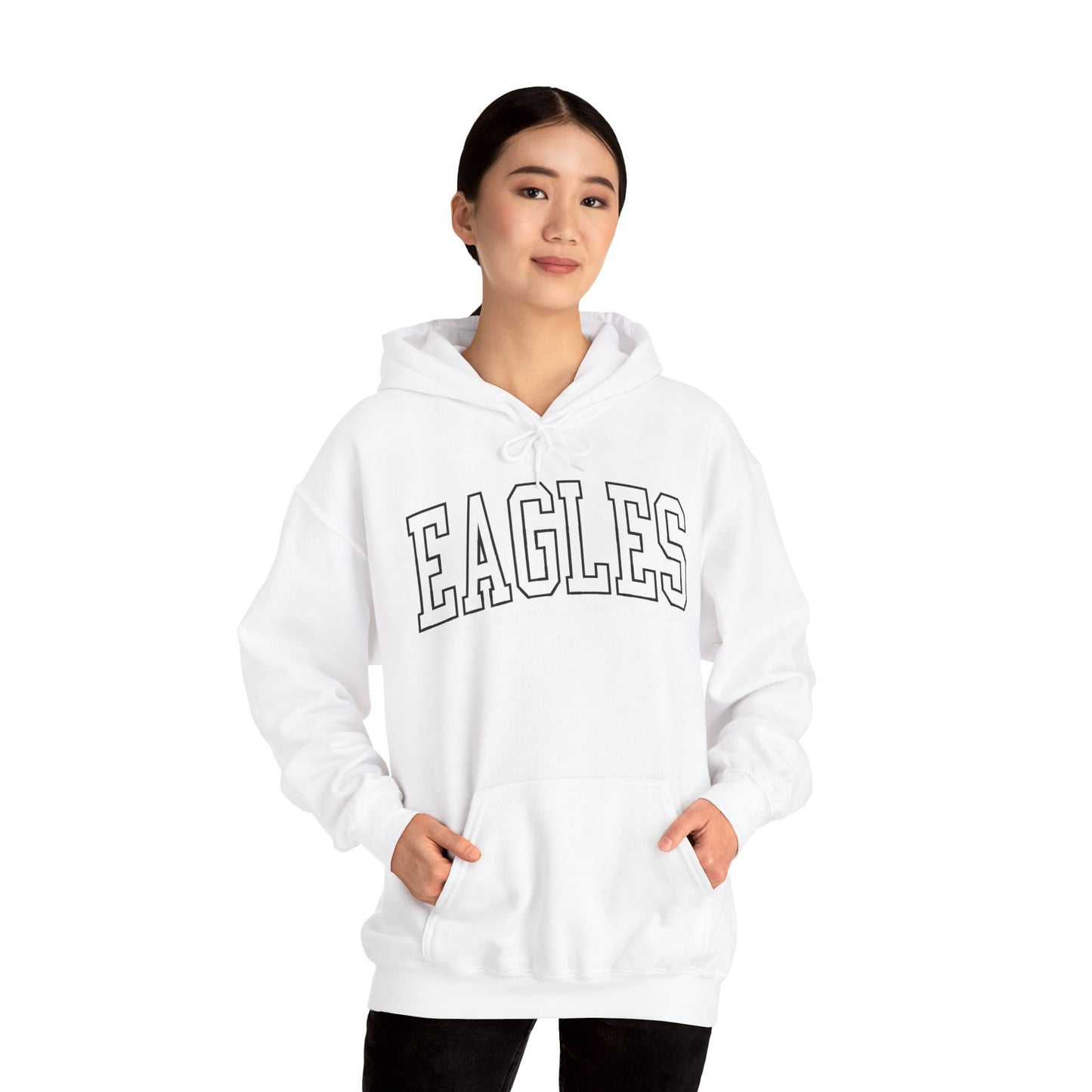 "Distressed Eagles" Hoodie