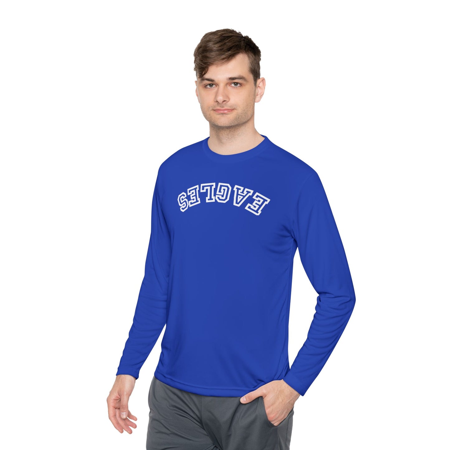 Performance "Upside Down Eagles" Long Sleeve Tee