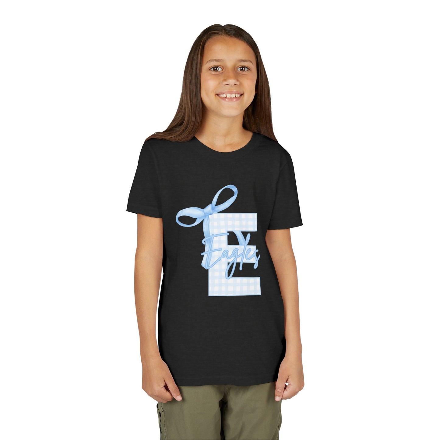 Youth "E Eagles Bow" Tee