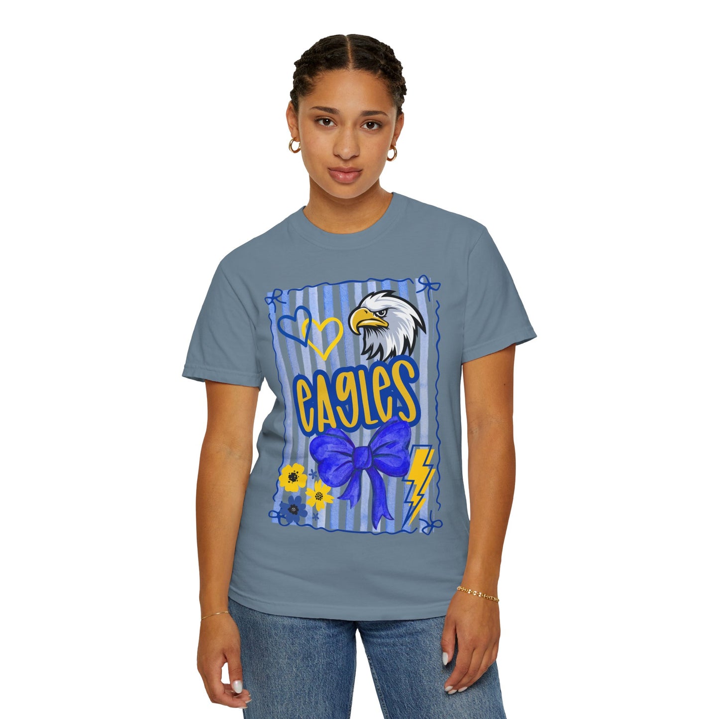 Comfort Colors "Preppy Eagle Collage" Tee