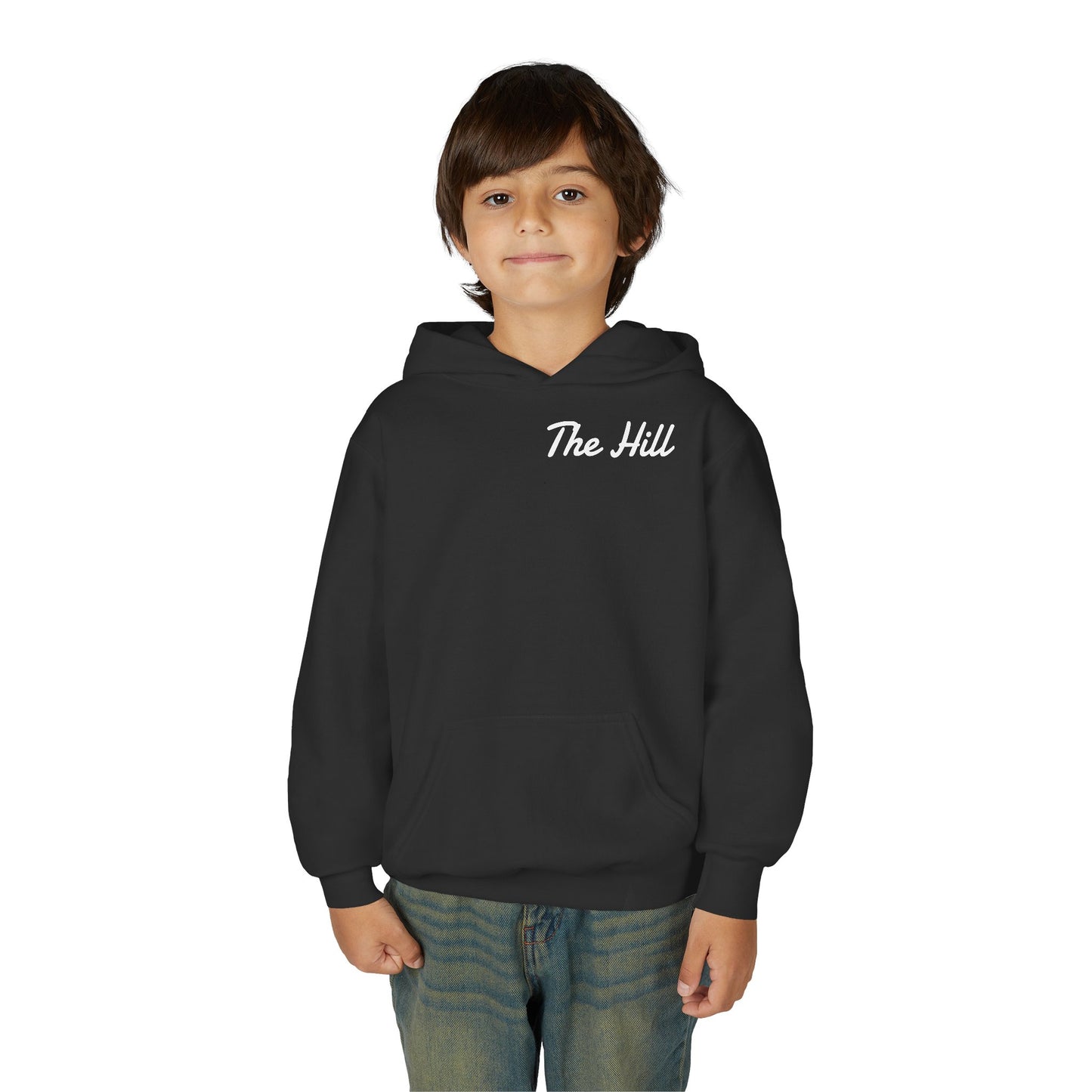 Youth Embroidered "The Hill" Hoodie