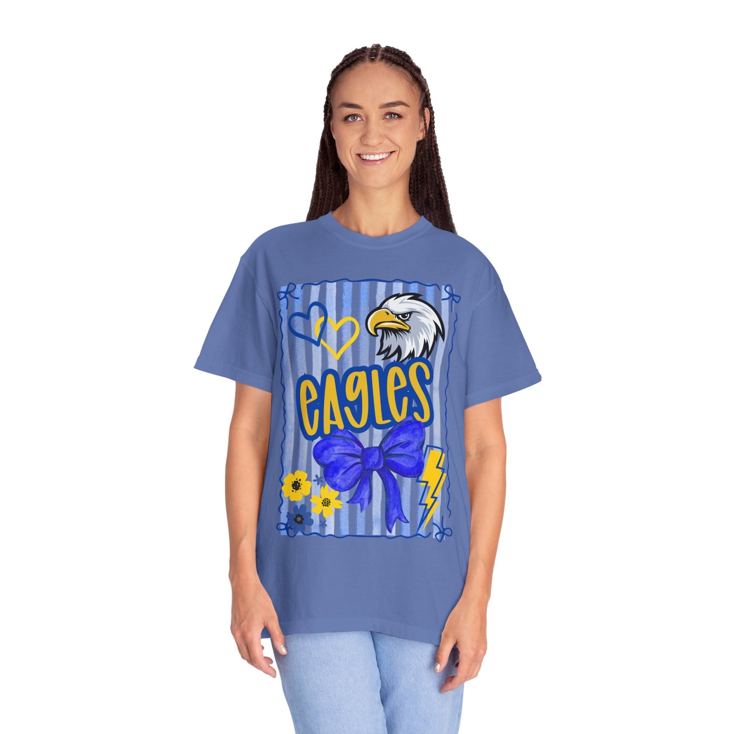 Comfort Colors "Preppy Eagle Collage" Tee