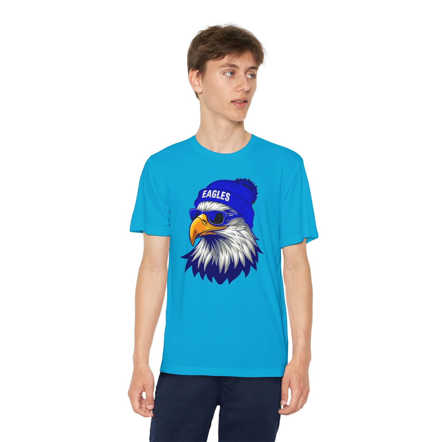 Youth Performance "Eagle Beanie" Tee