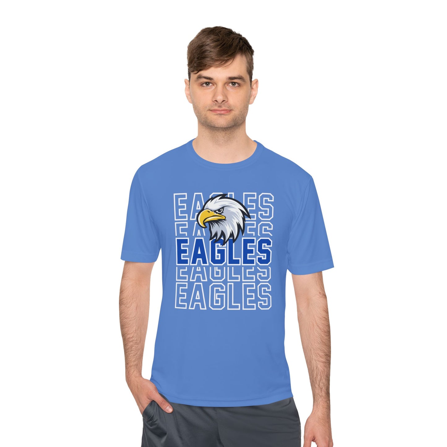 Performance "Stacked Eagles" Tee