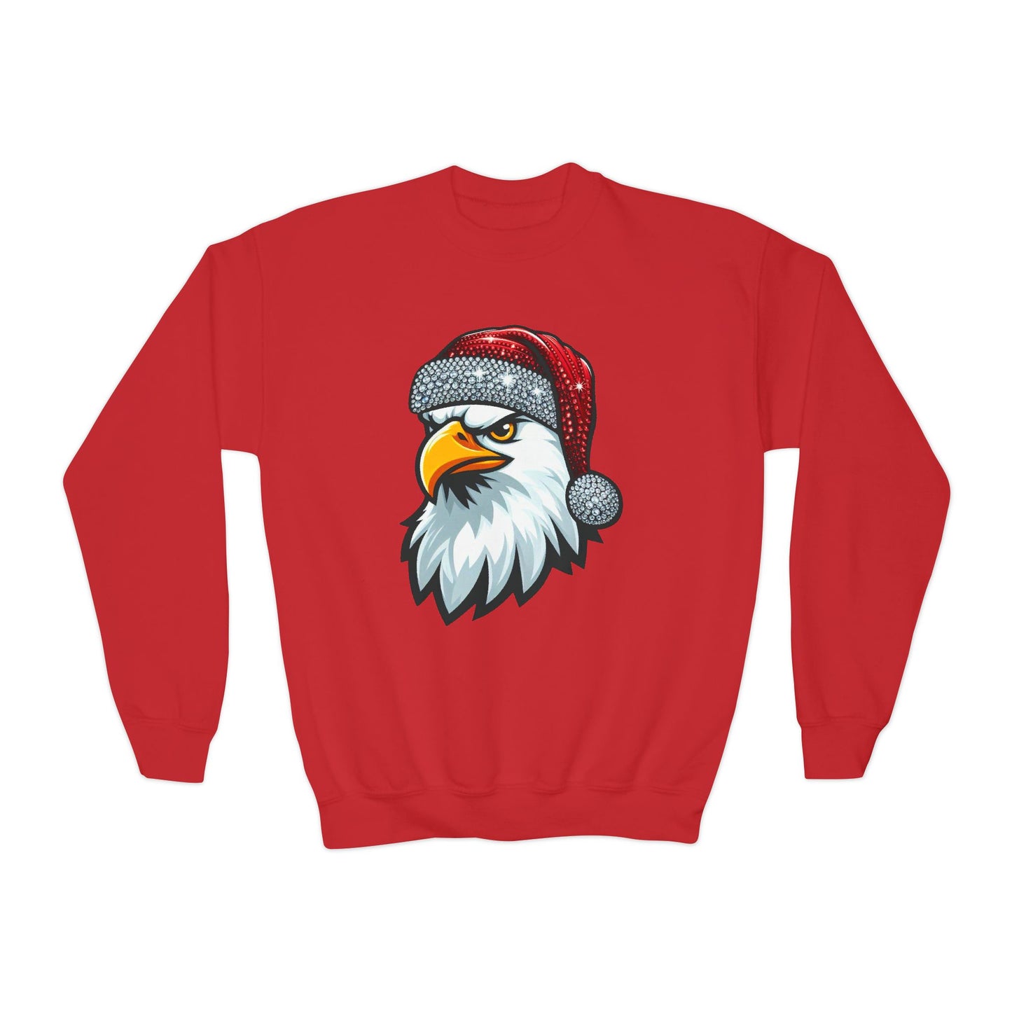 Youth "Santa Eagle" Crewneck Sweatshirt