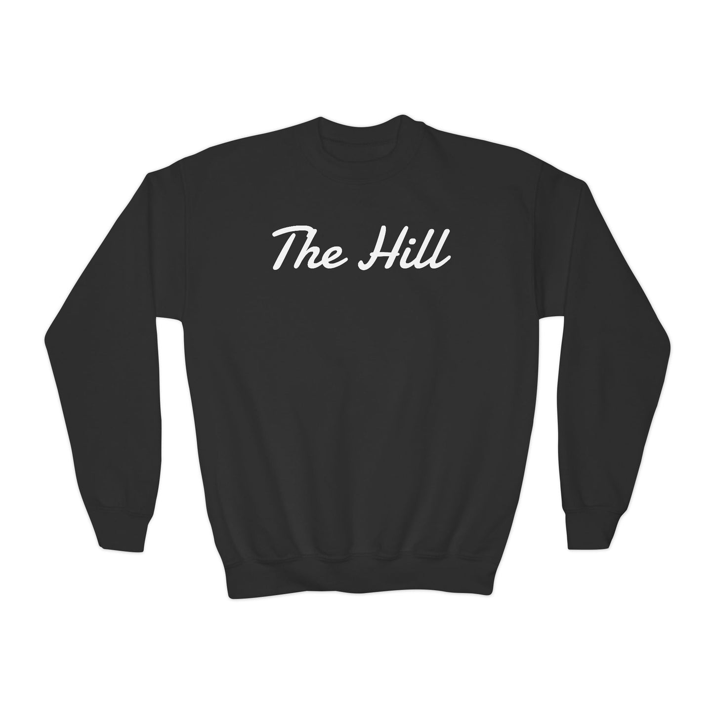 YOUTH Embroidered "The Hill" Crewneck Sweatshirt