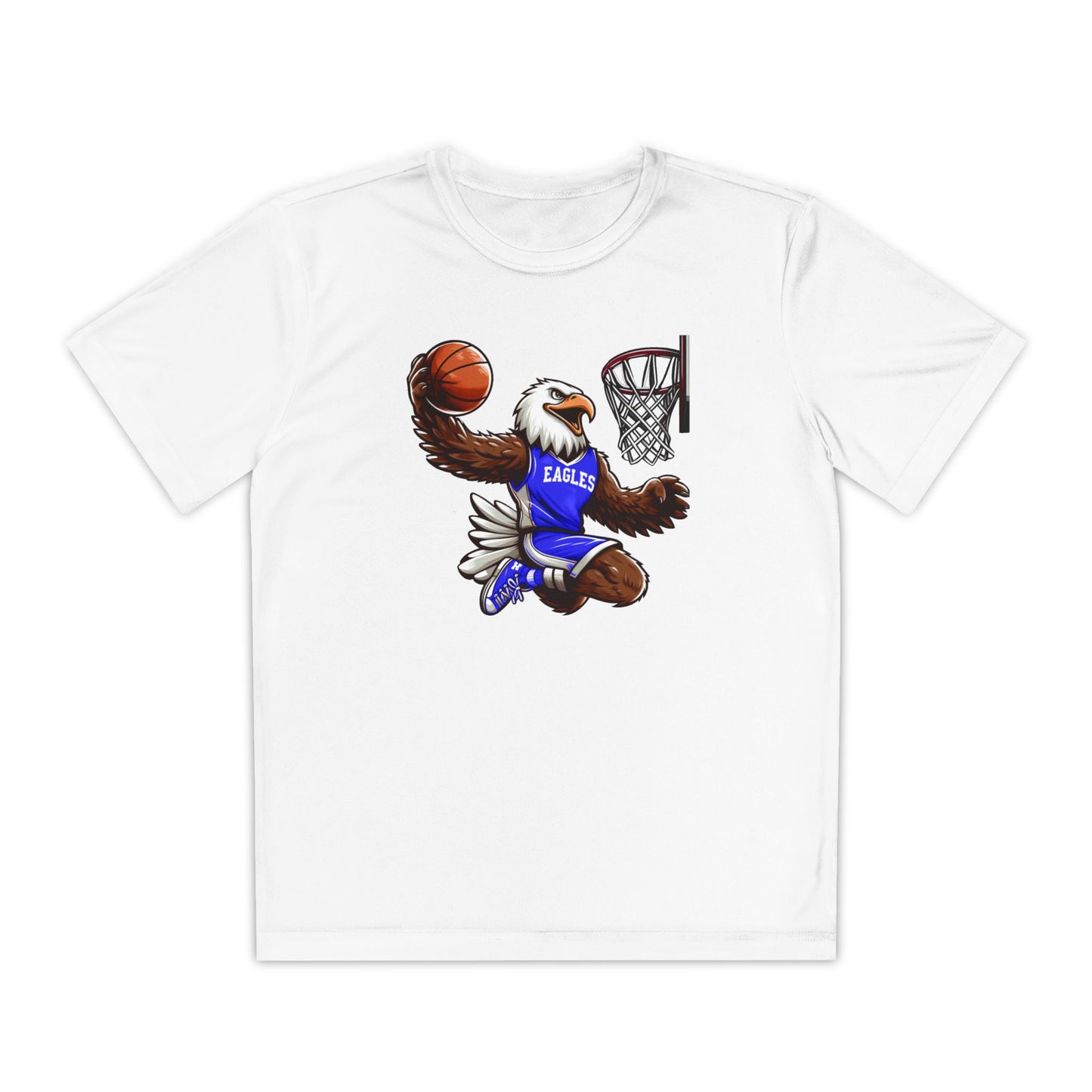 Youth Performance "Eagle Basketball Player" Tee