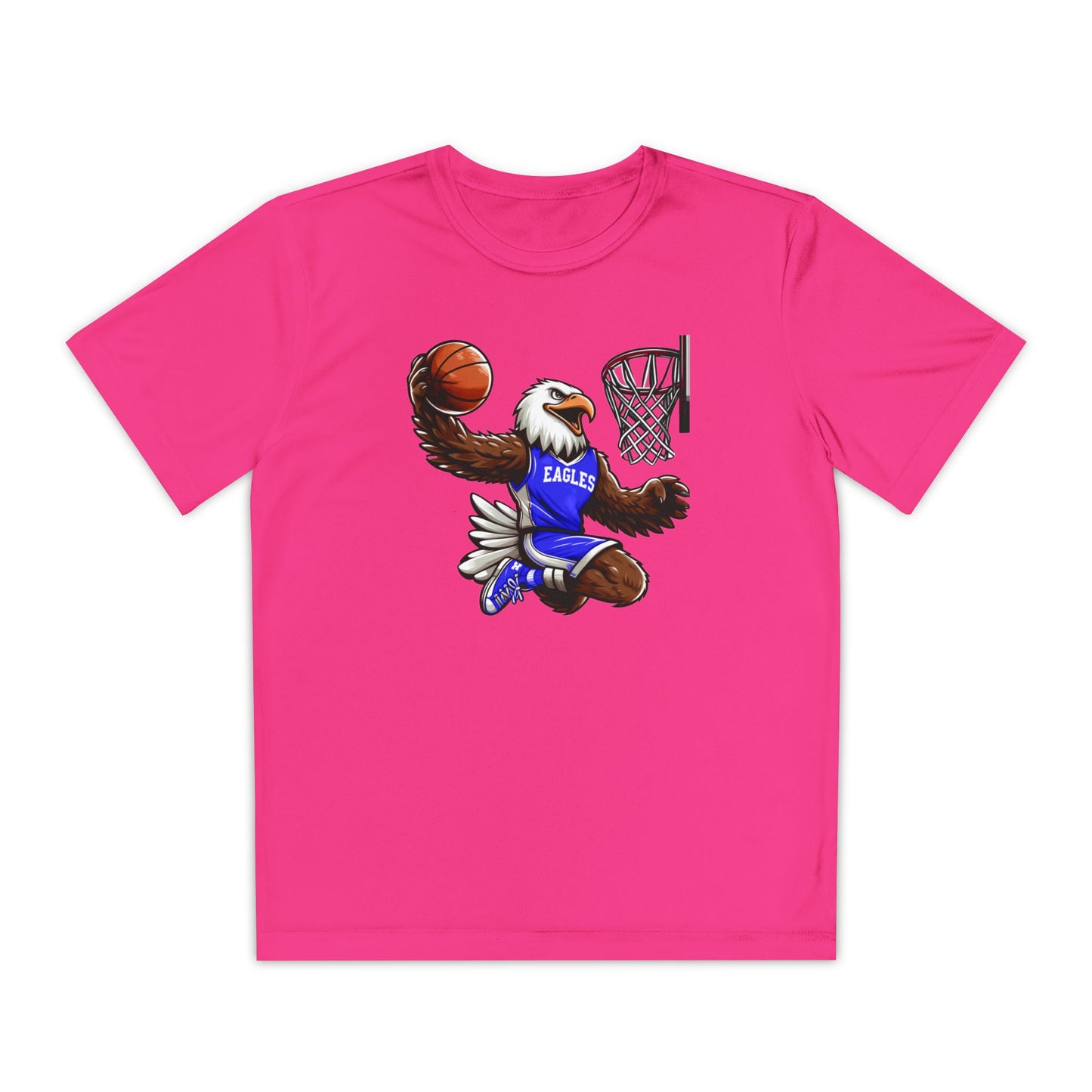 Youth Performance "Eagle Basketball Player" Tee