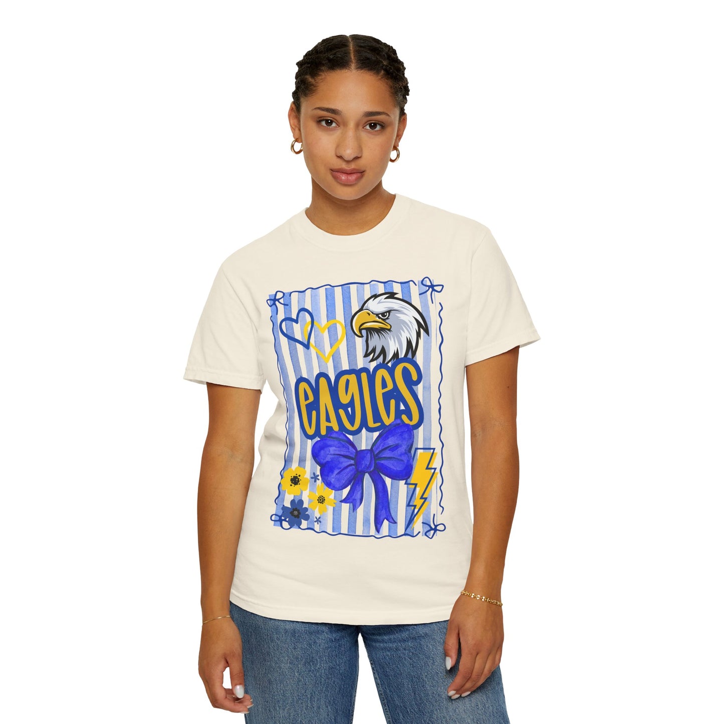 Comfort Colors "Preppy Eagle Collage" Tee