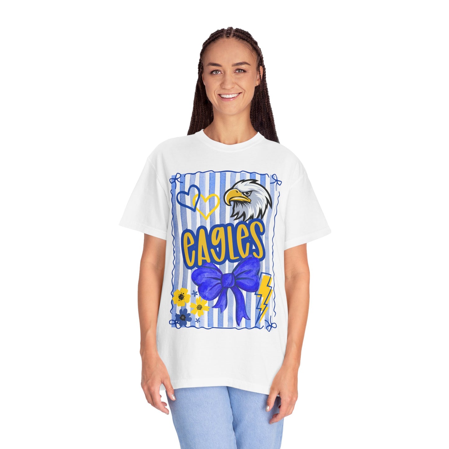 Comfort Colors "Preppy Eagle Collage" Tee