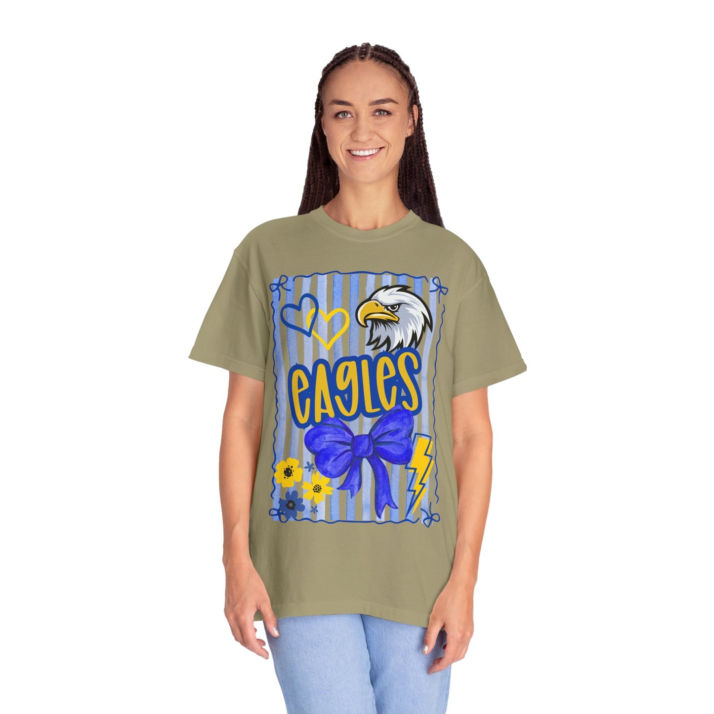 Comfort Colors "Preppy Eagle Collage" Tee