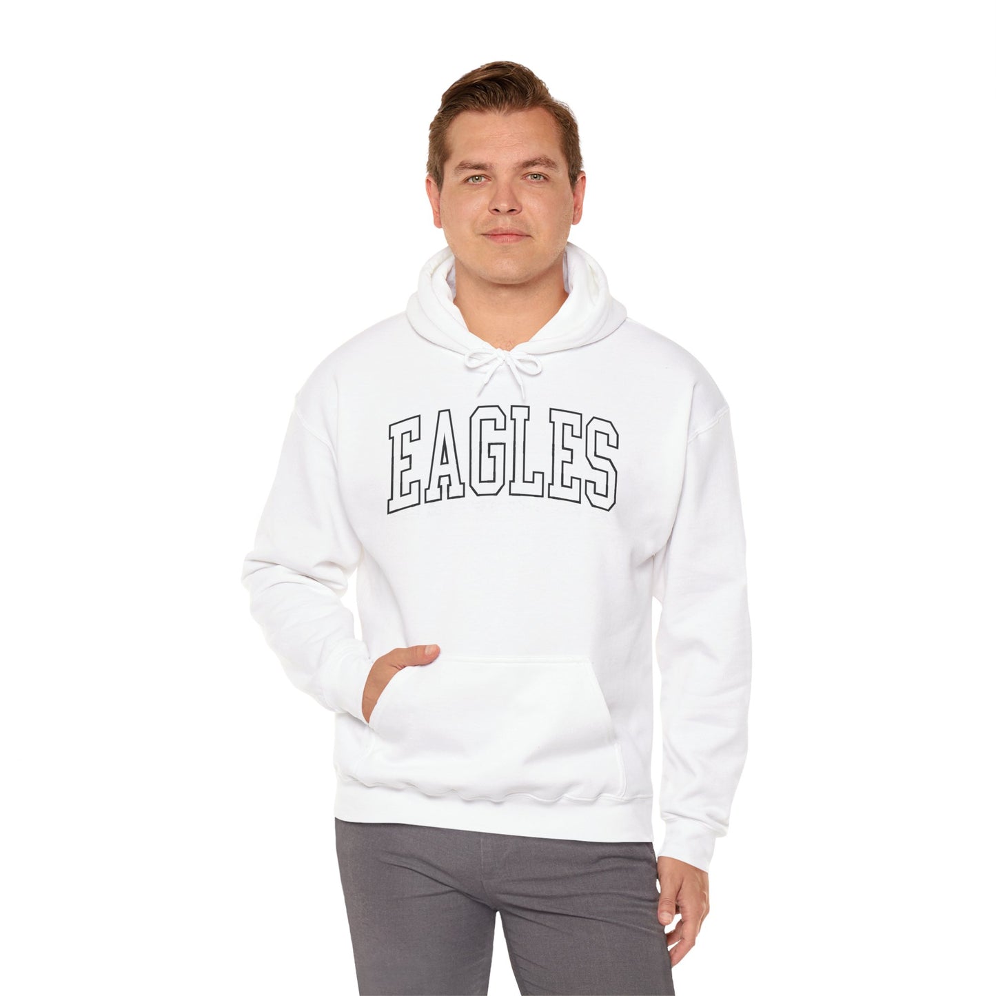 "Distressed Eagles" Hoodie