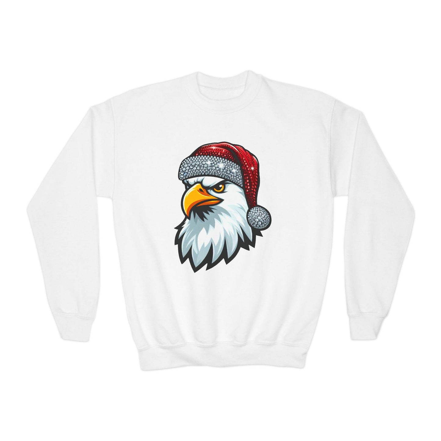 Youth "Santa Eagle" Crewneck Sweatshirt